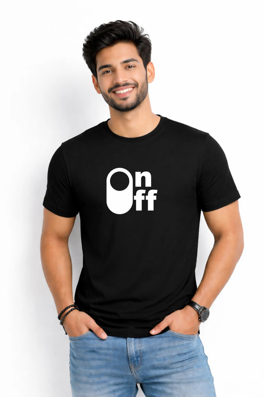 On/Off Graphic T-Shirt