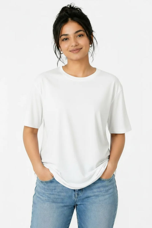 Women's Oversized Plain T-Shirt