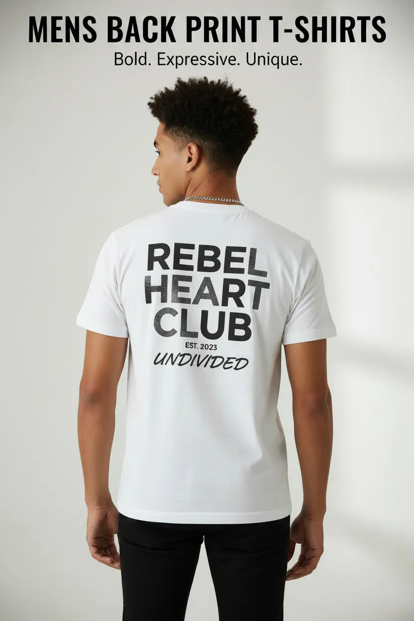 Mens Back Print T-Shirts