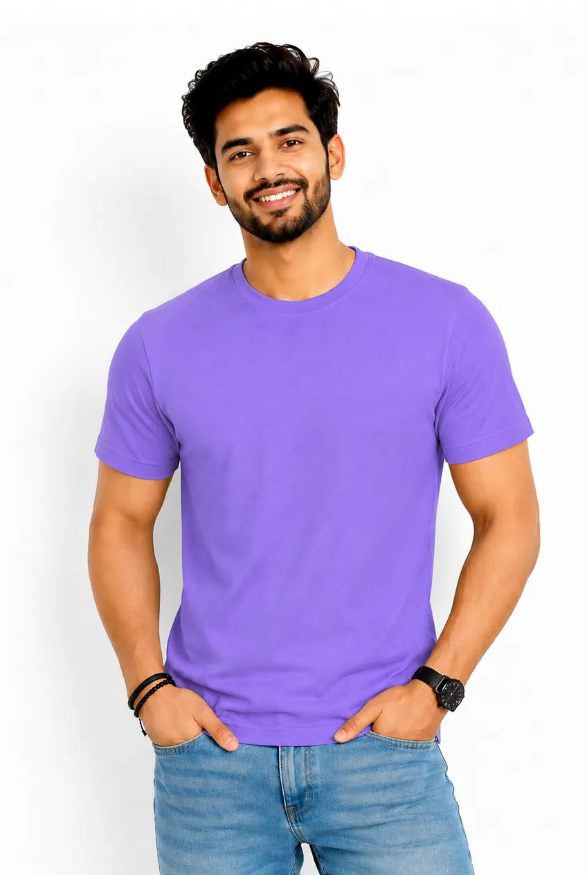 Lavendar Plain T-Shirt
