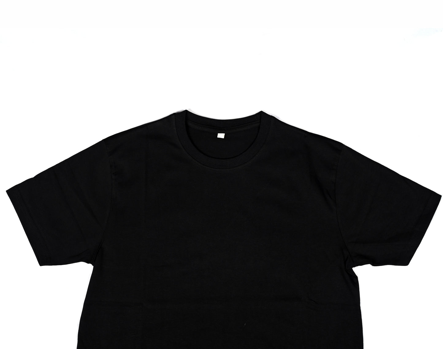 Black Plain Half Sleeves T-Shirt