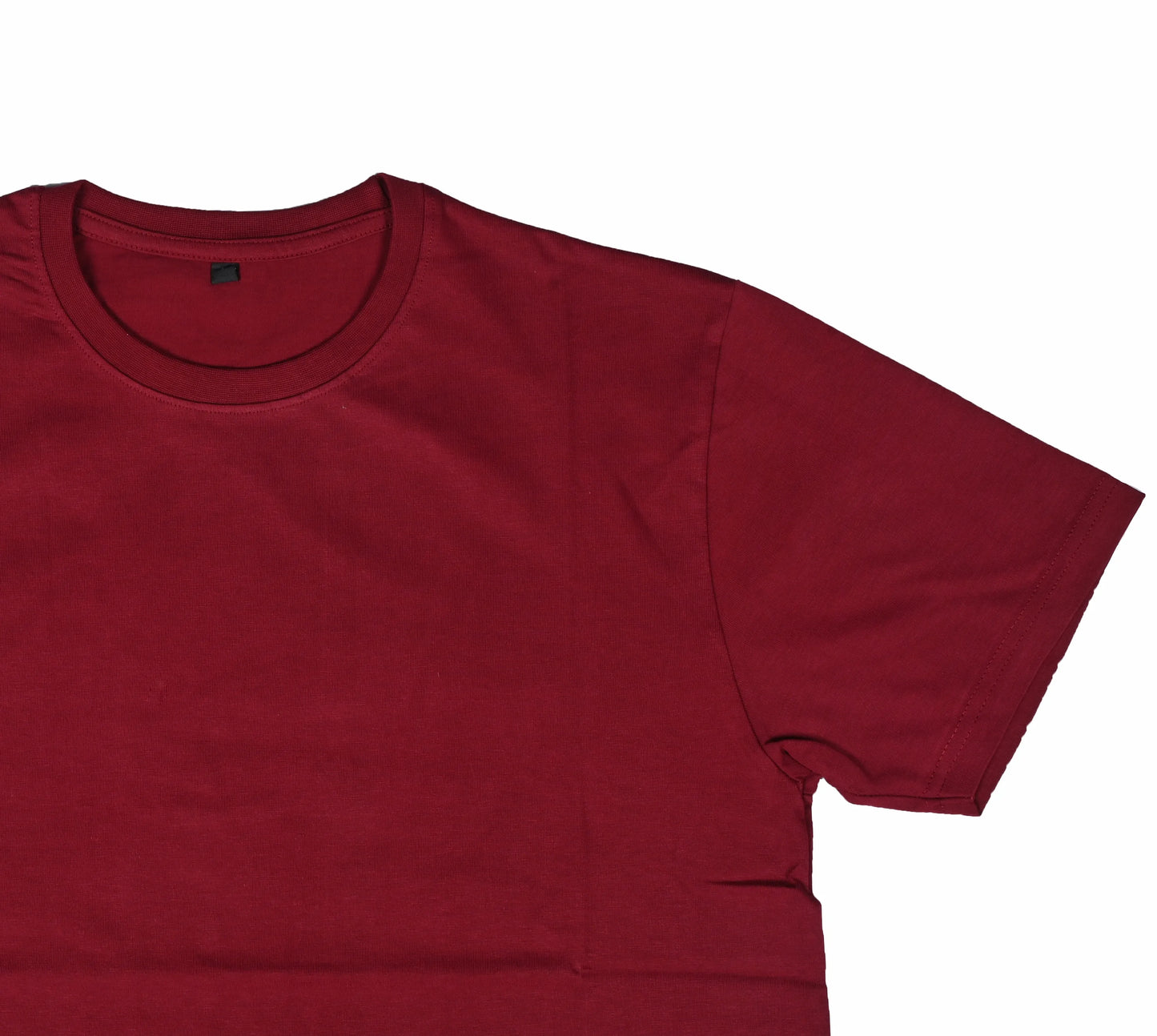 Maroon Plain Half Sleeve T-Shirt