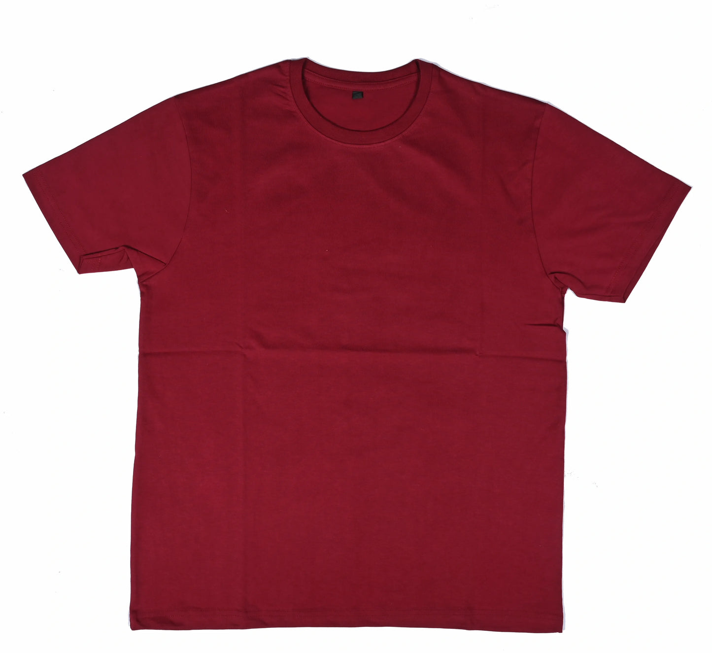 Maroon Plain Half Sleeve T-Shirt