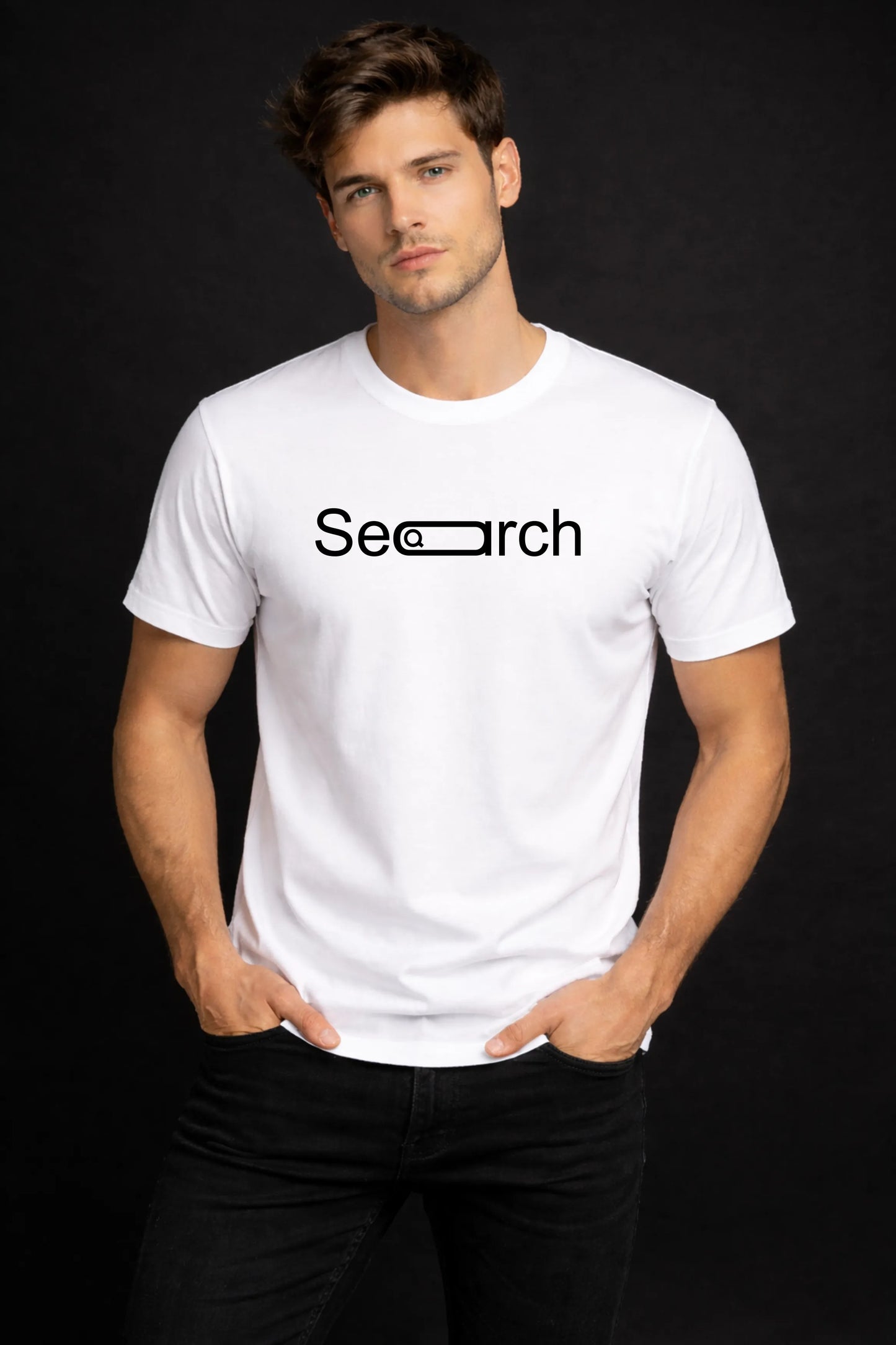 Search – Men's Quirky Graphic T-Shirt