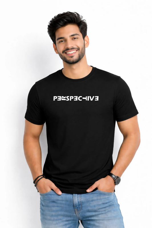 Perspective – Men's Back Print Graphic T-Shirt