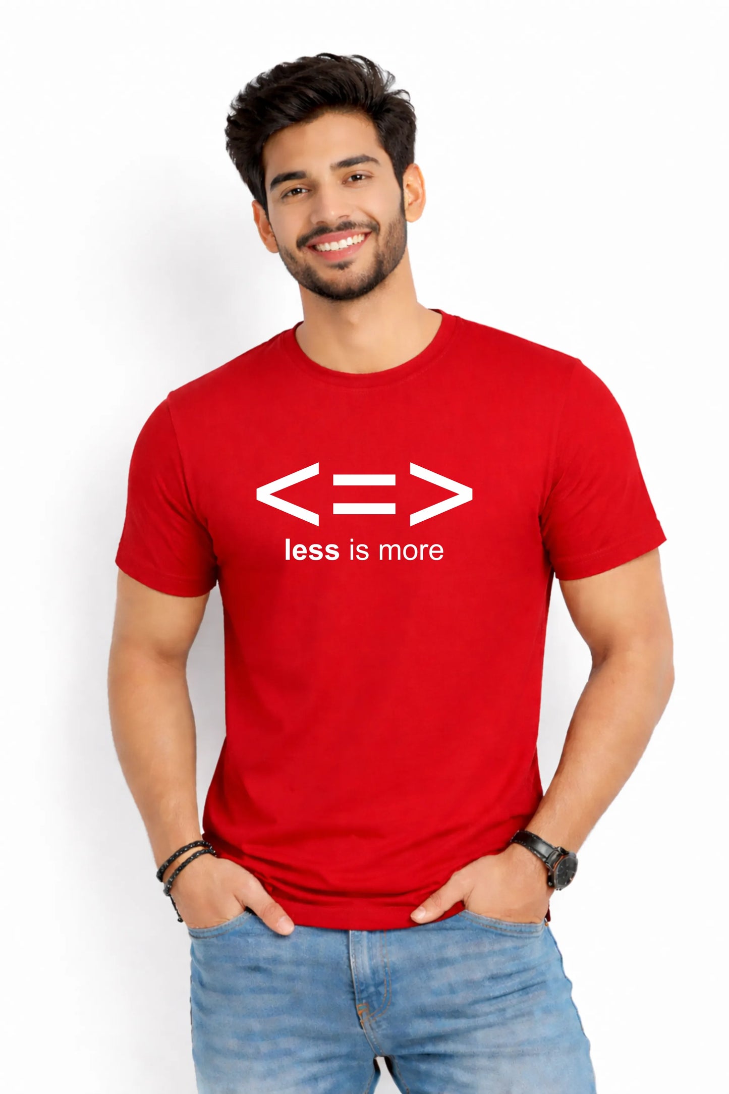 Less Is More – Men's Graphic T-Shirt