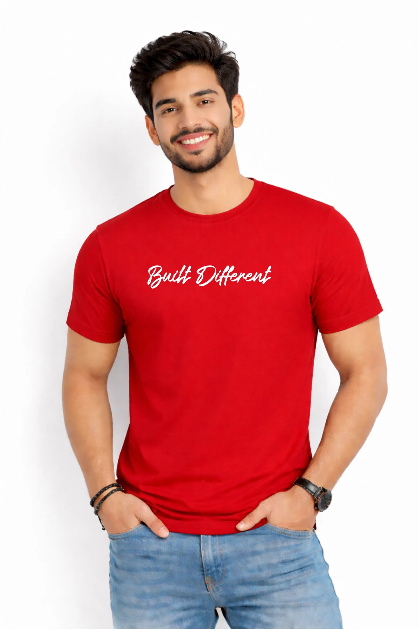 I Don't Follow Trends. I Build Them. — Men's Back Print T-Shirt