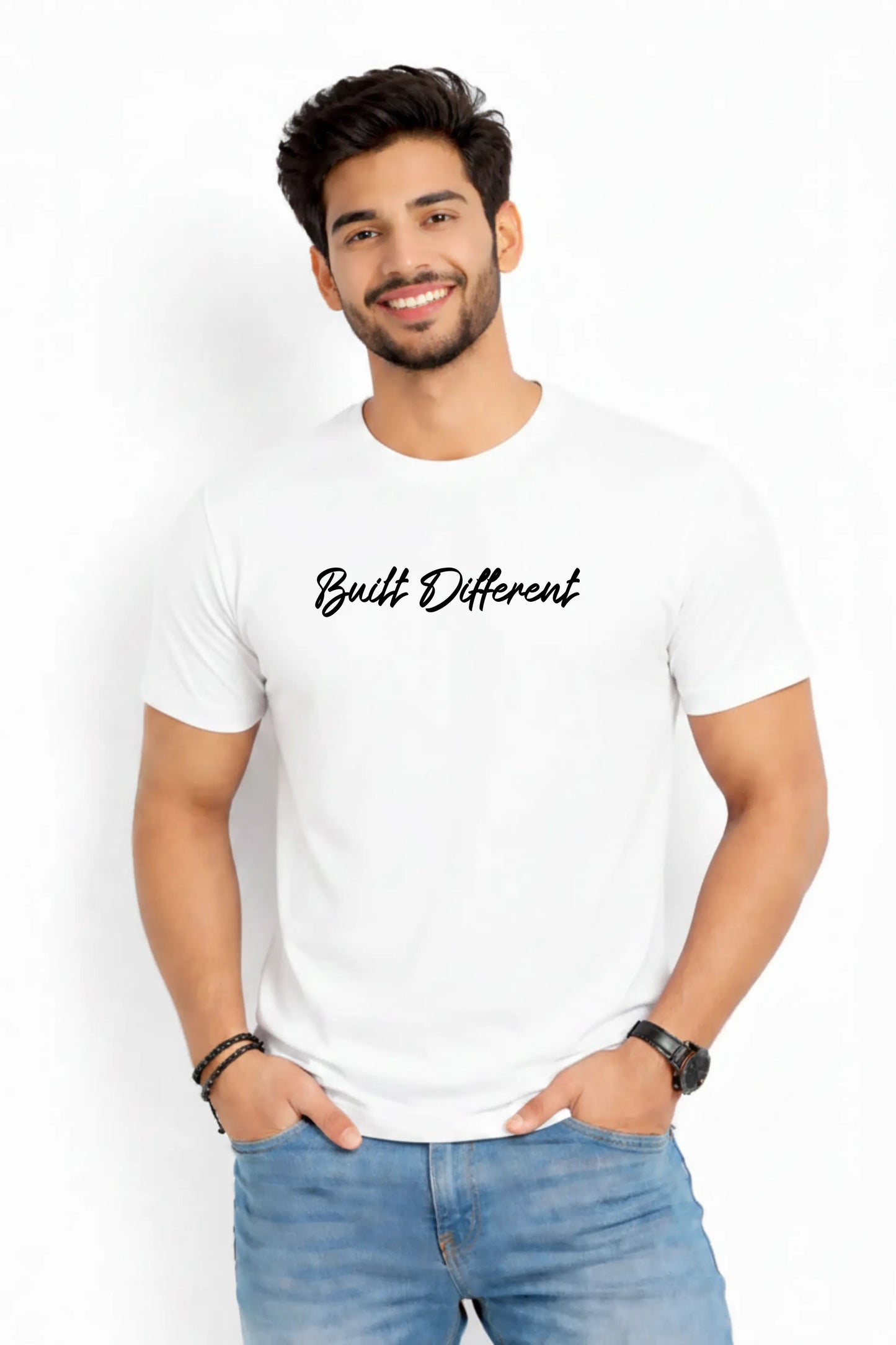 I Don't Follow Trends. I Build Them. — Men's Back Print T-Shirt