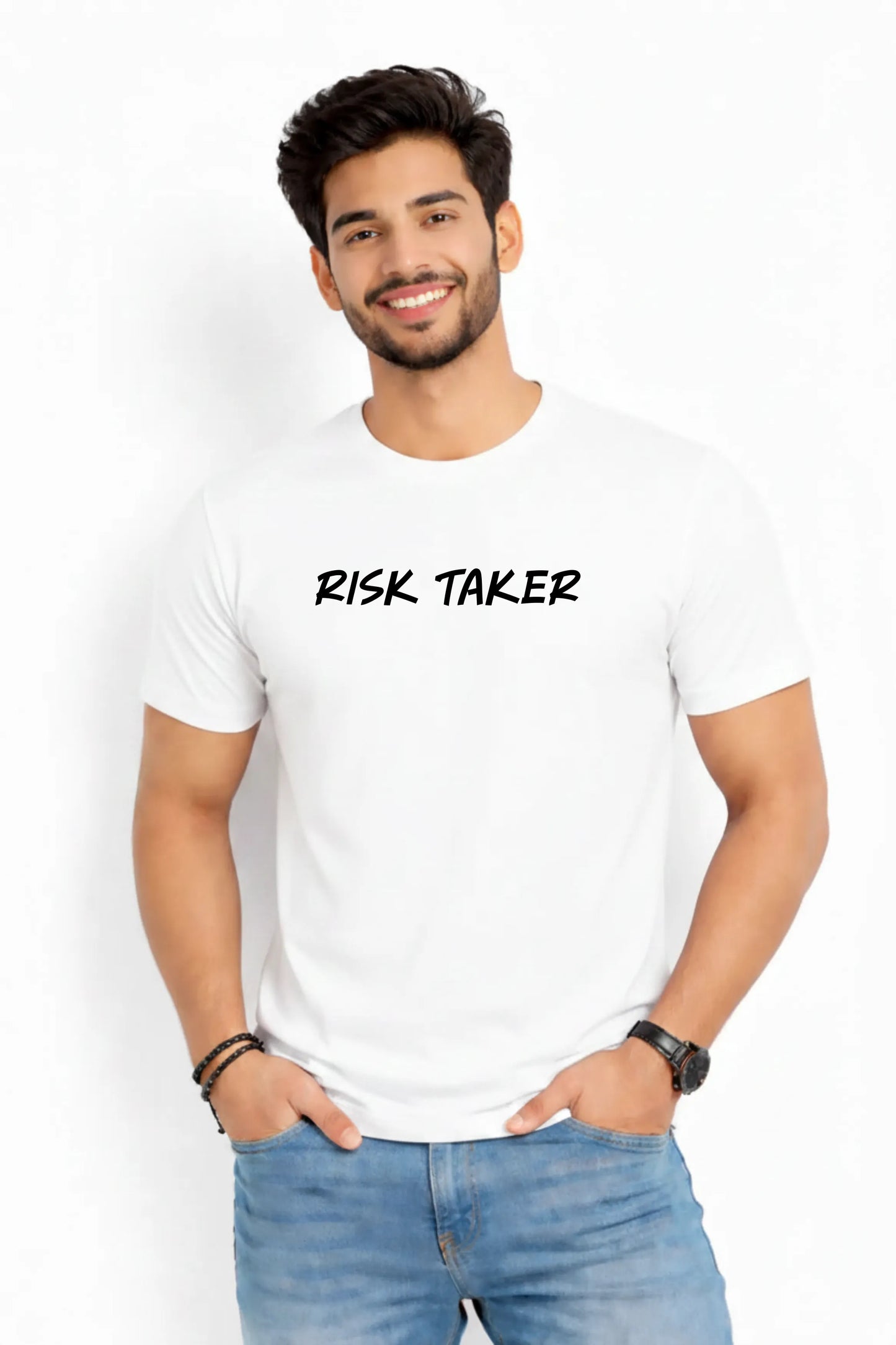 Comfort Never Built Great Stories Back Print T-Shirt
