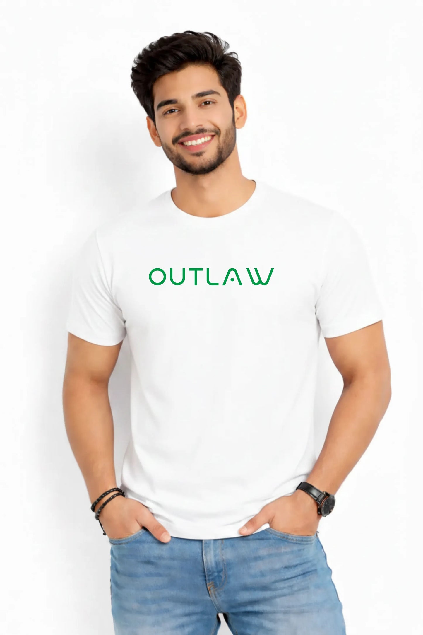 Different Roads Different Results – Men's Back Print T-Shirt