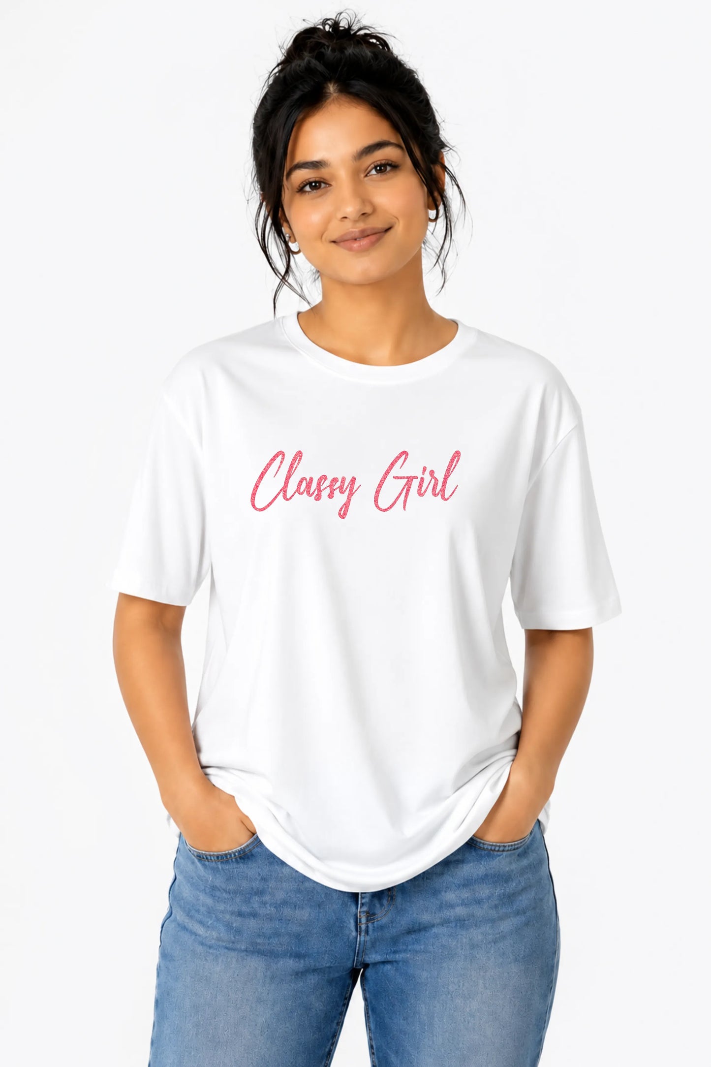 Classy Girl Oversized Graphic Tee