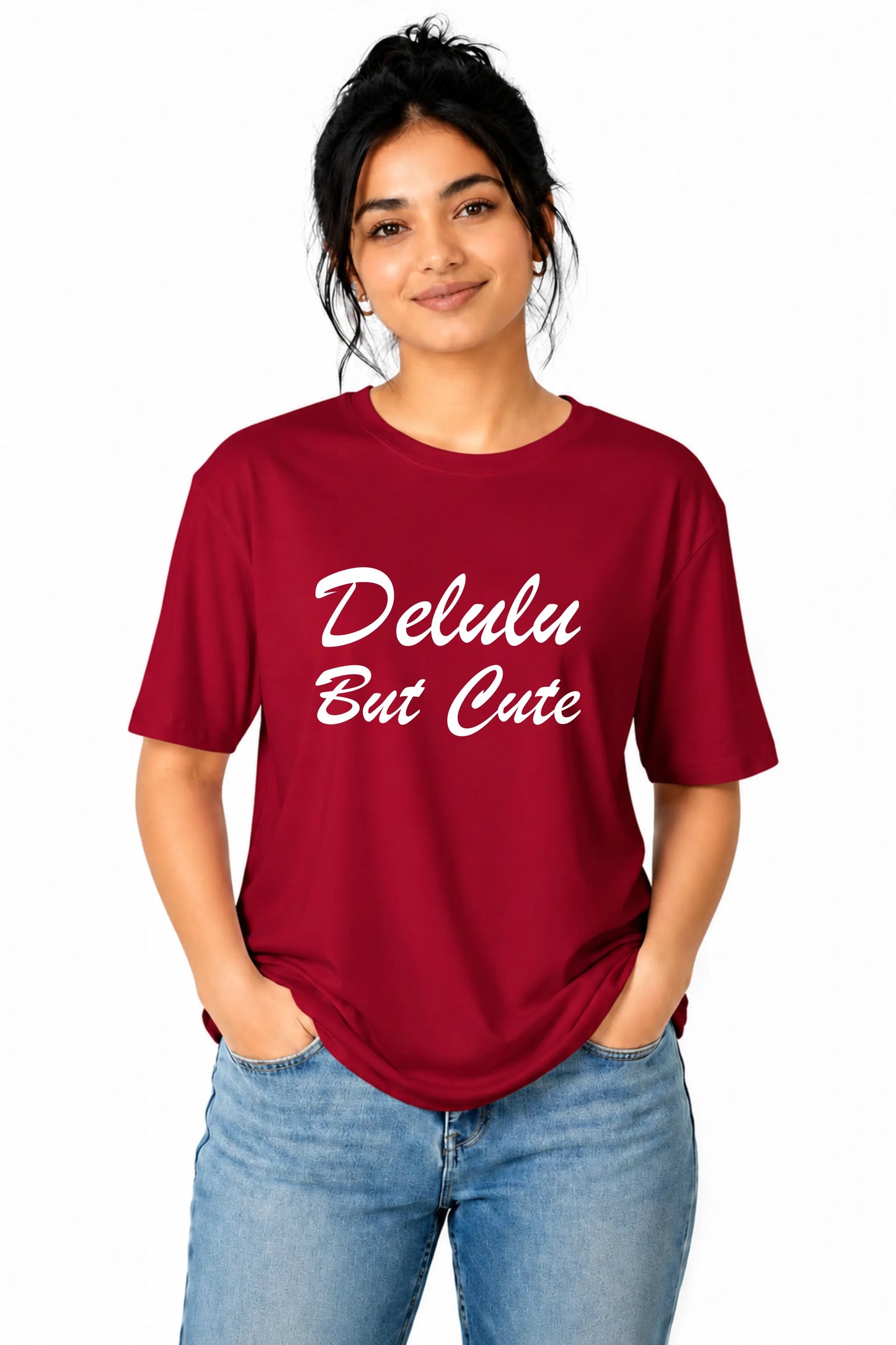 Delulu But Cute Oversized T-Shirt