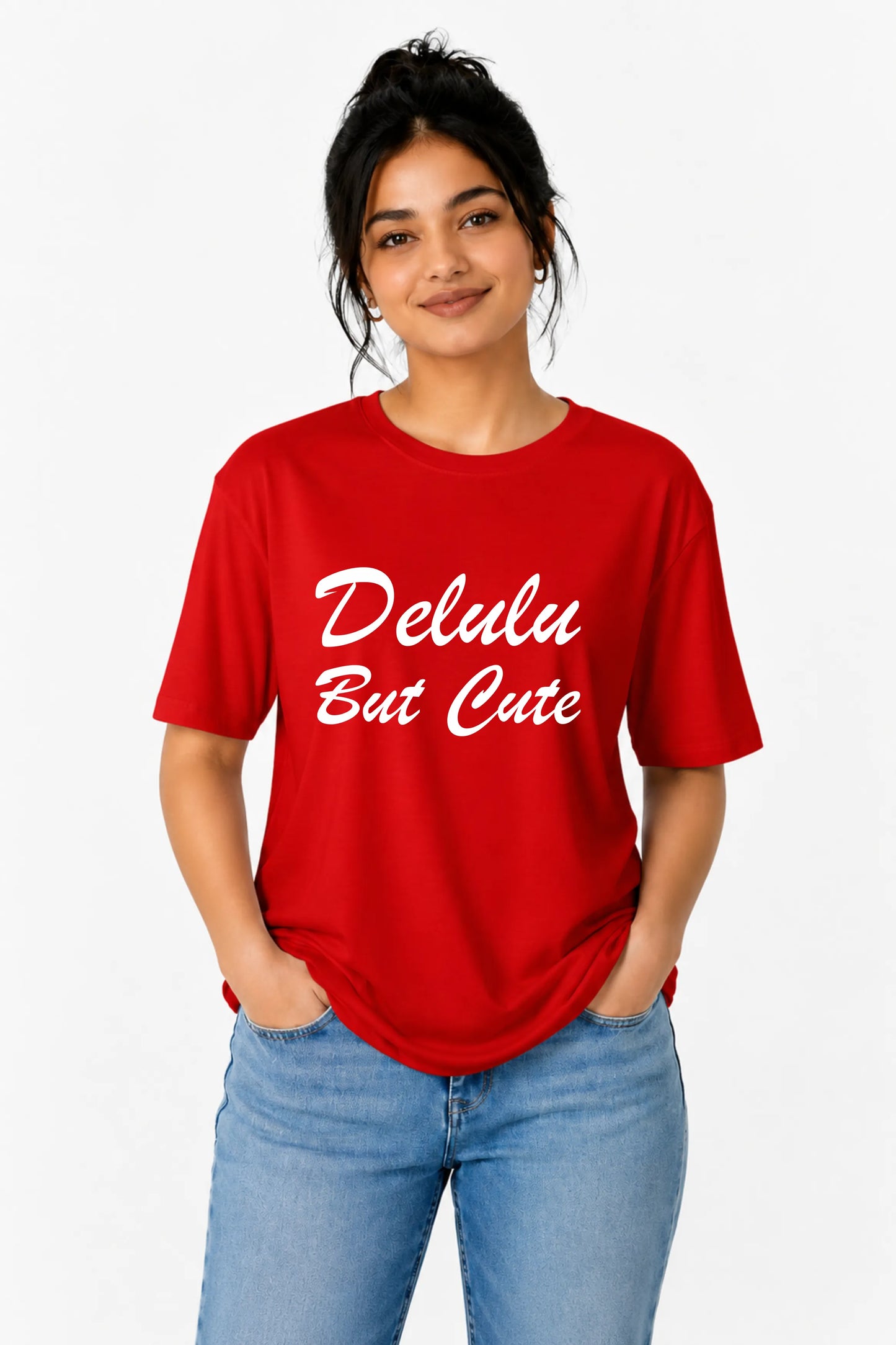 Delulu But Cute Oversized T-Shirt