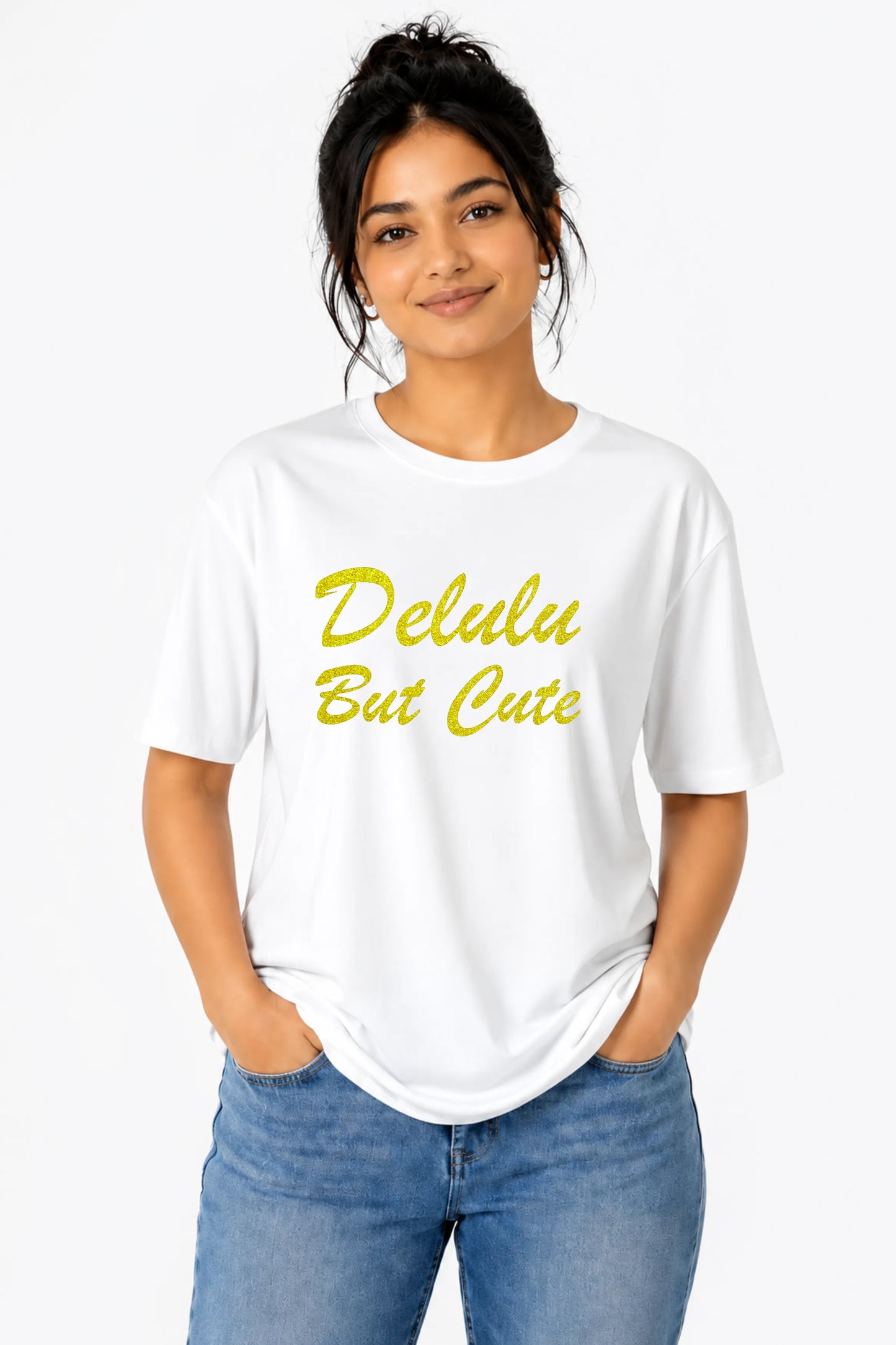 Delulu But Cute Oversized T-Shirt