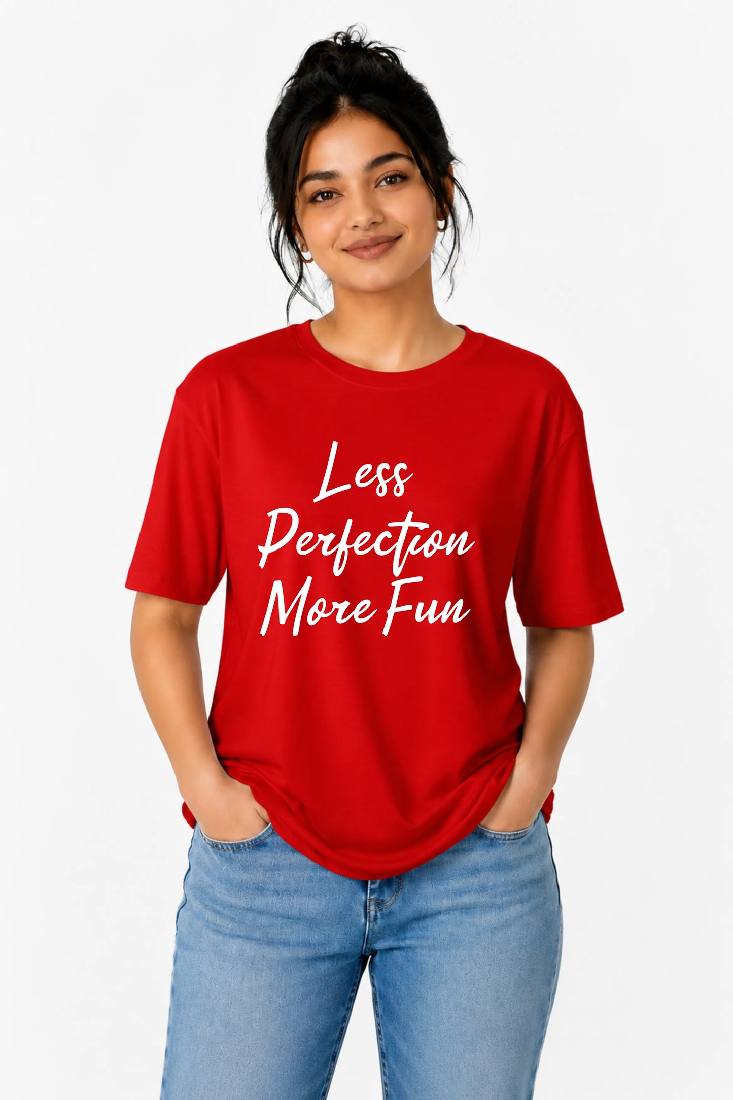 Less Perfection More Fun Oversized T-Shirt