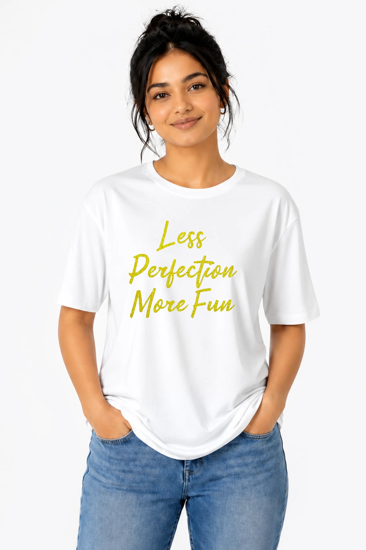 Less Perfection More Fun Oversized T-Shirt