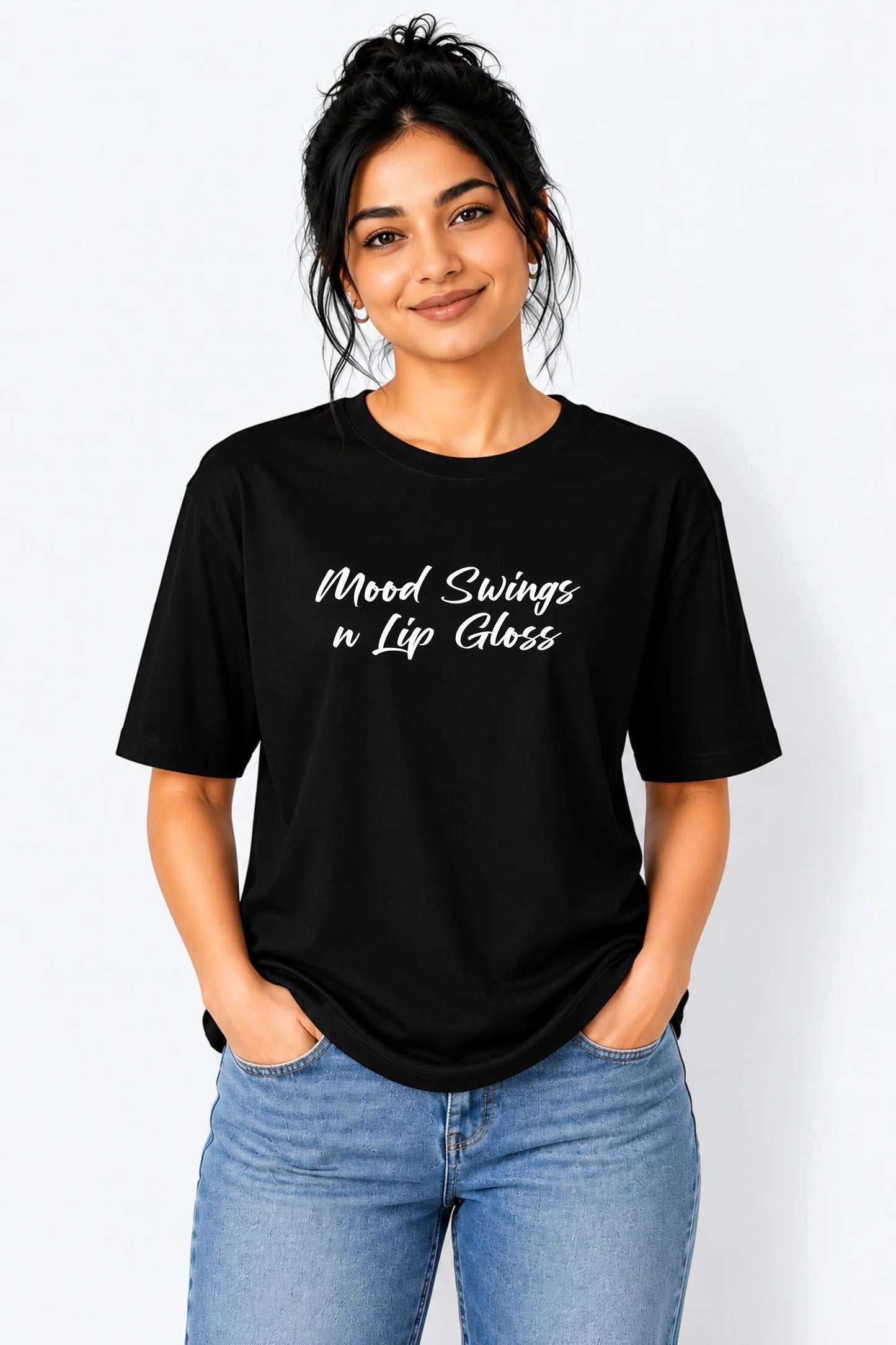 Mood Swings n Lip Gloss Oversized T-Shirt