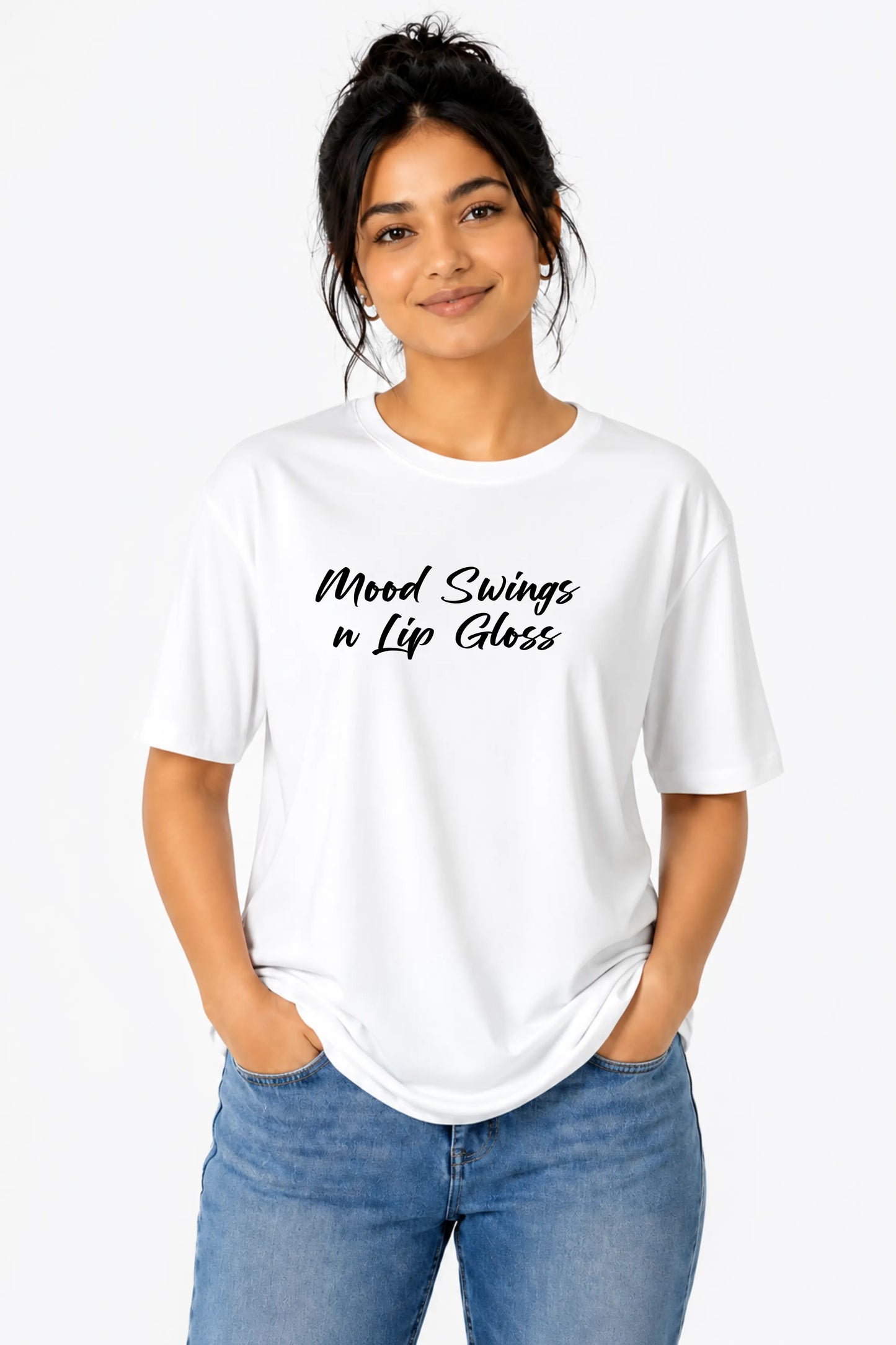 Mood Swings n Lip Gloss Oversized T-Shirt