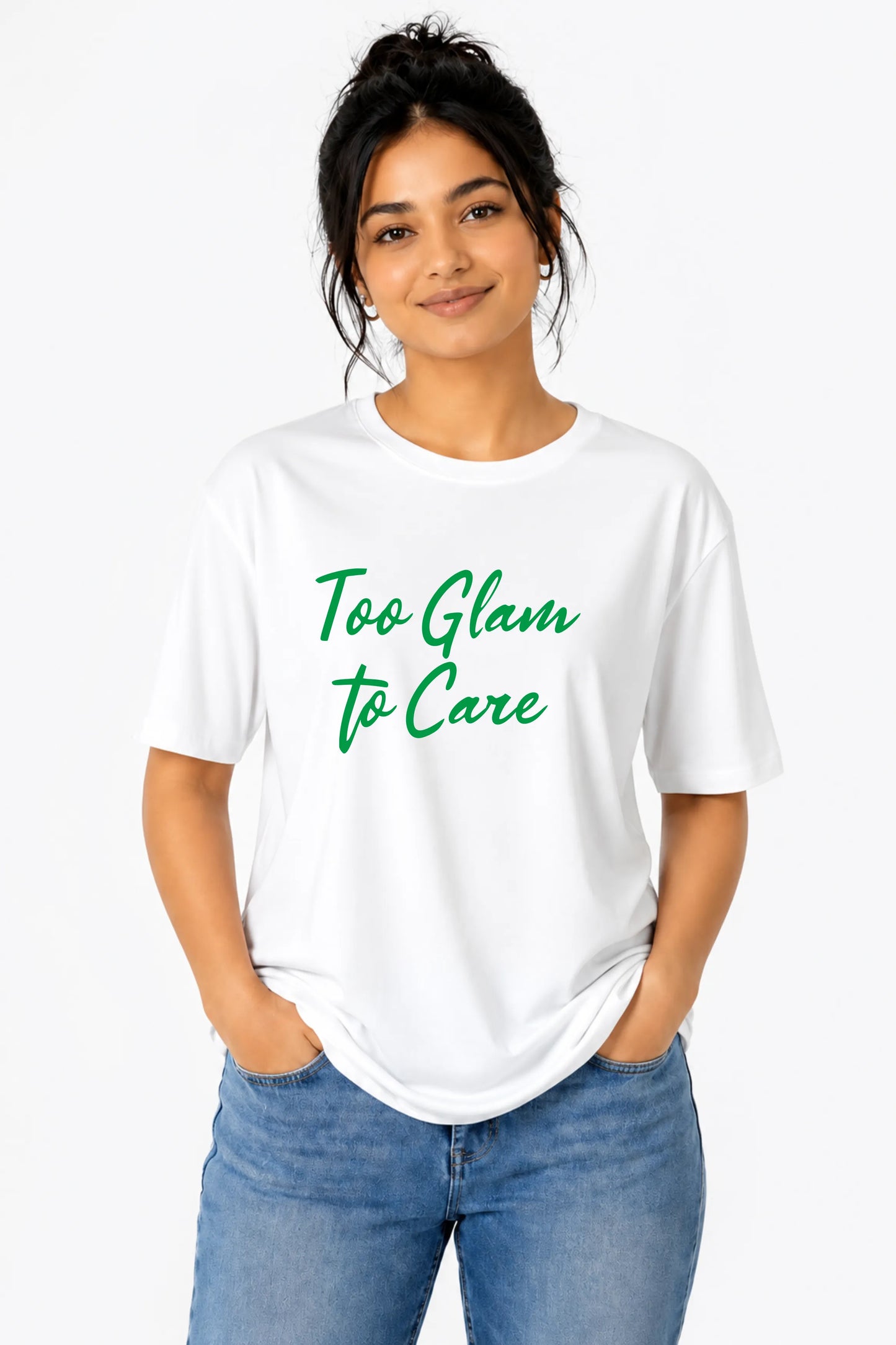 Too Glam to Care Oversized T-Shirt