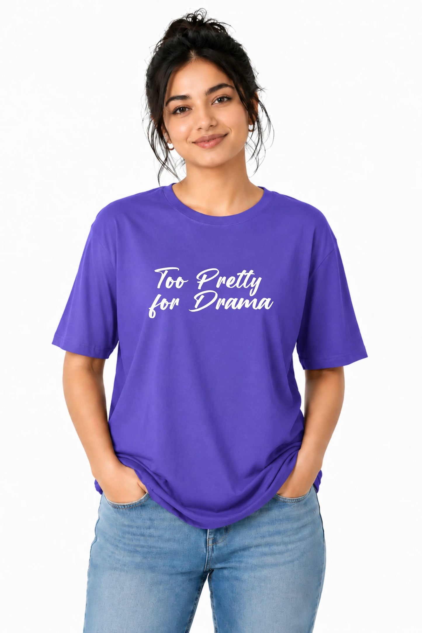 Too Pretty for Drama Oversized T-Shirt