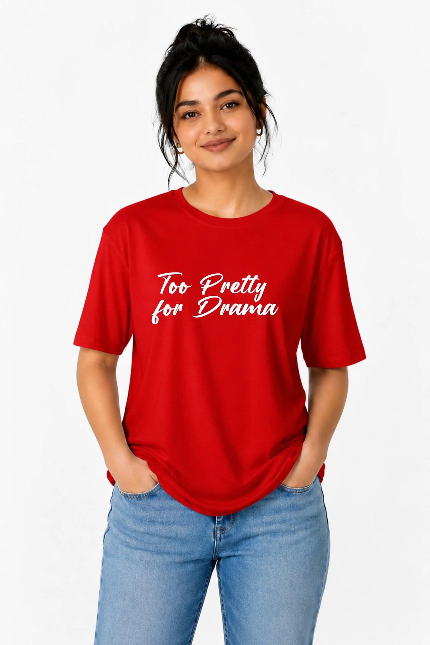 Too Pretty for Drama Oversized T-Shirt