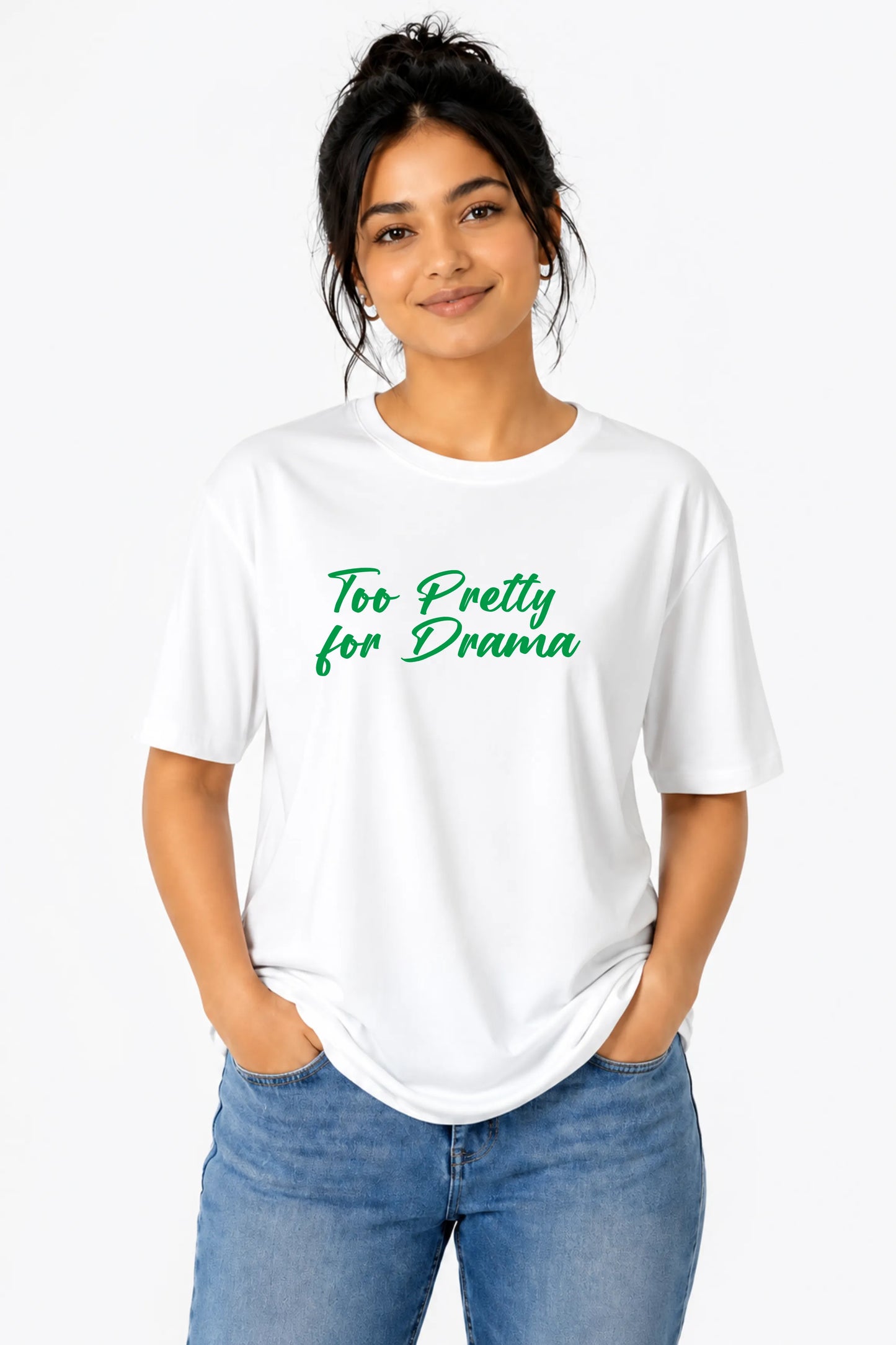 Too Pretty for Drama Oversized T-Shirt