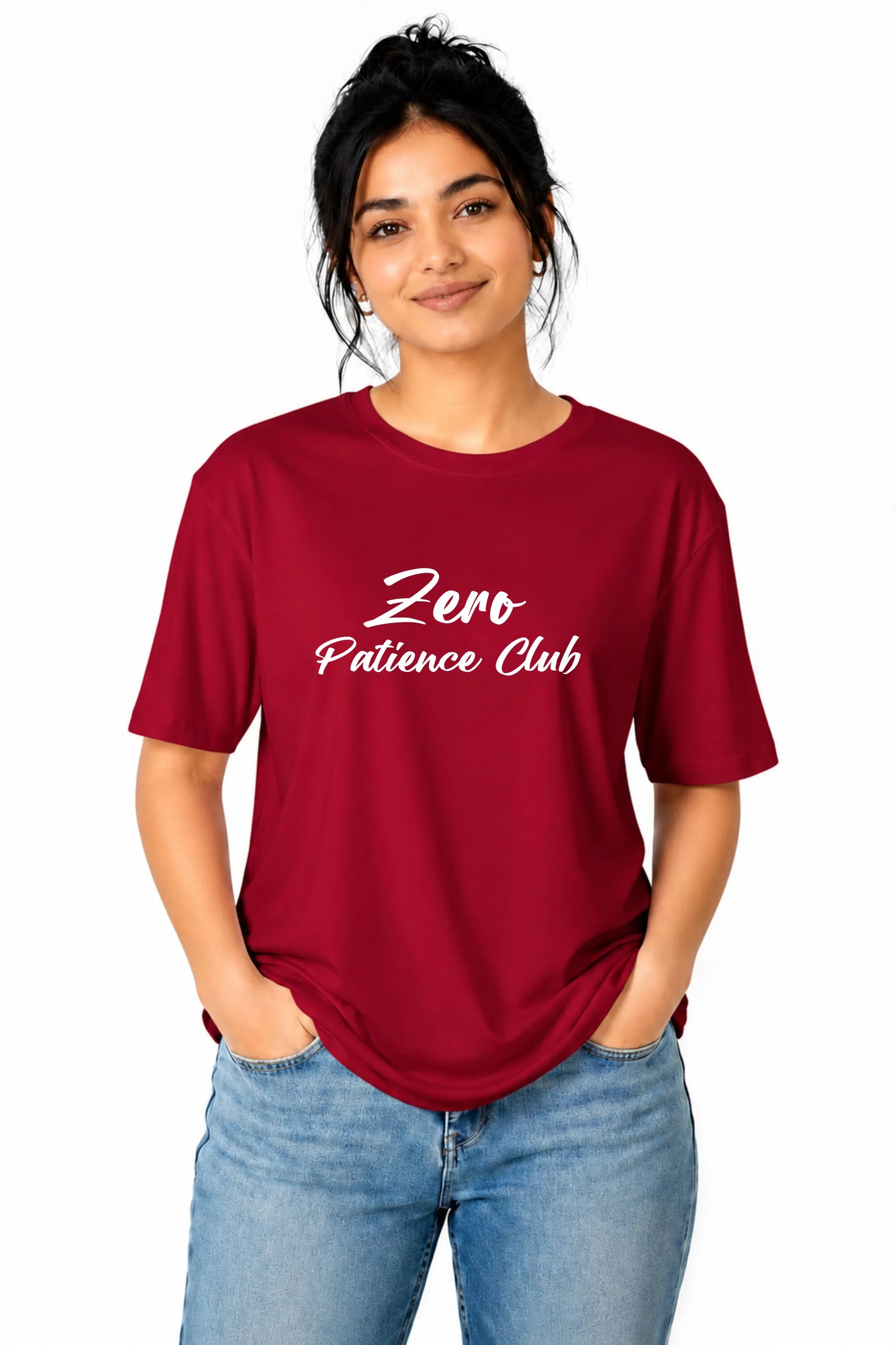 Zero Patience Club Oversized T-Shirt
