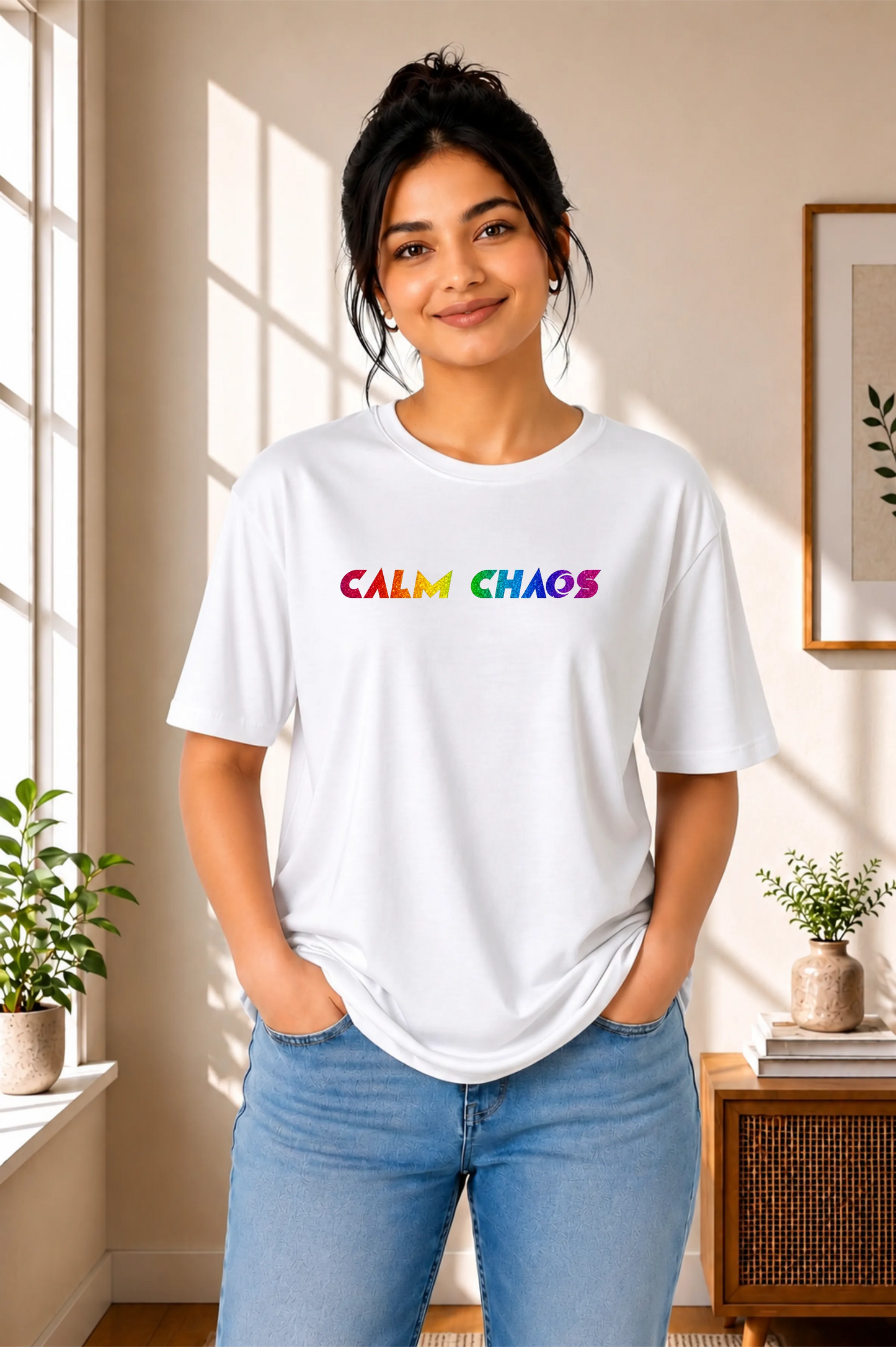 Calm Chaos Oversized T-Shirt
