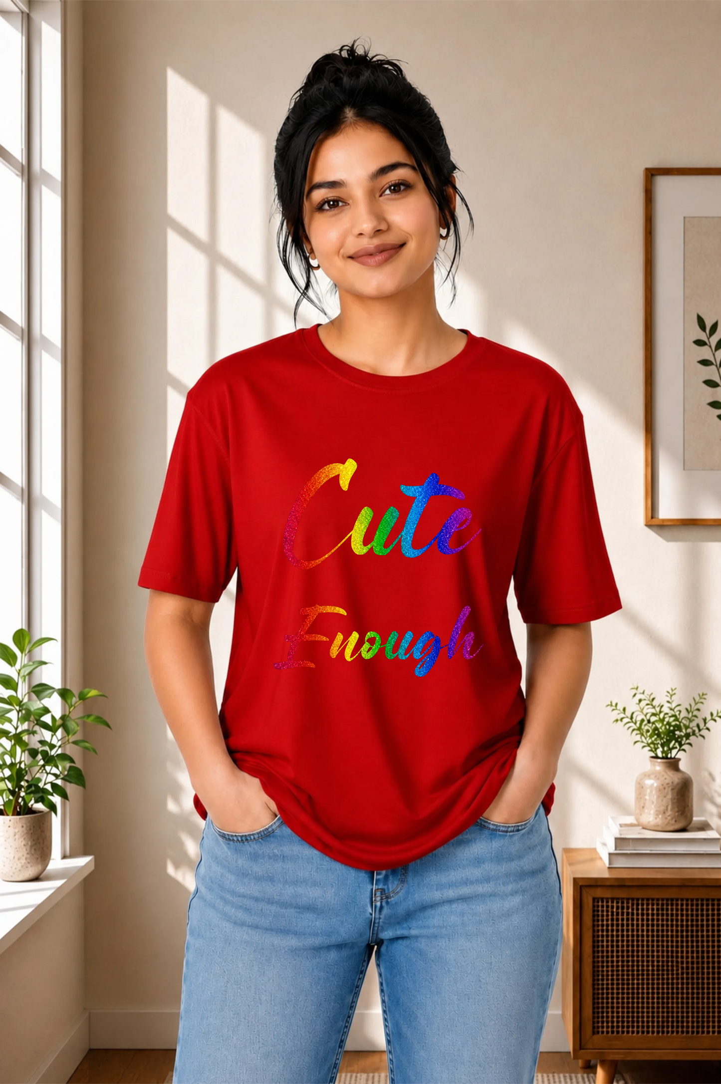 Cute Enough Oversized T-Shirt