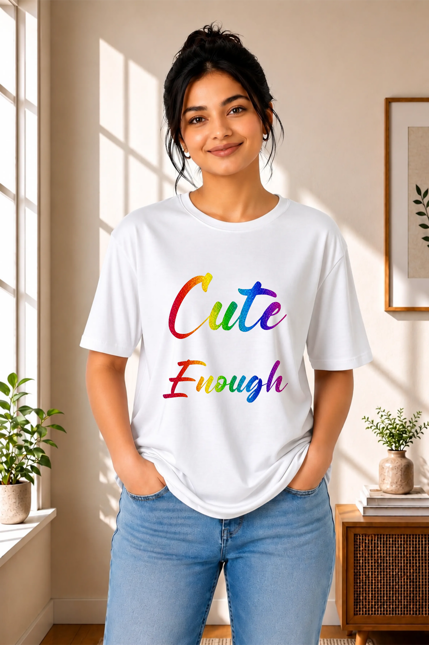 Cute Enough Oversized T-Shirt