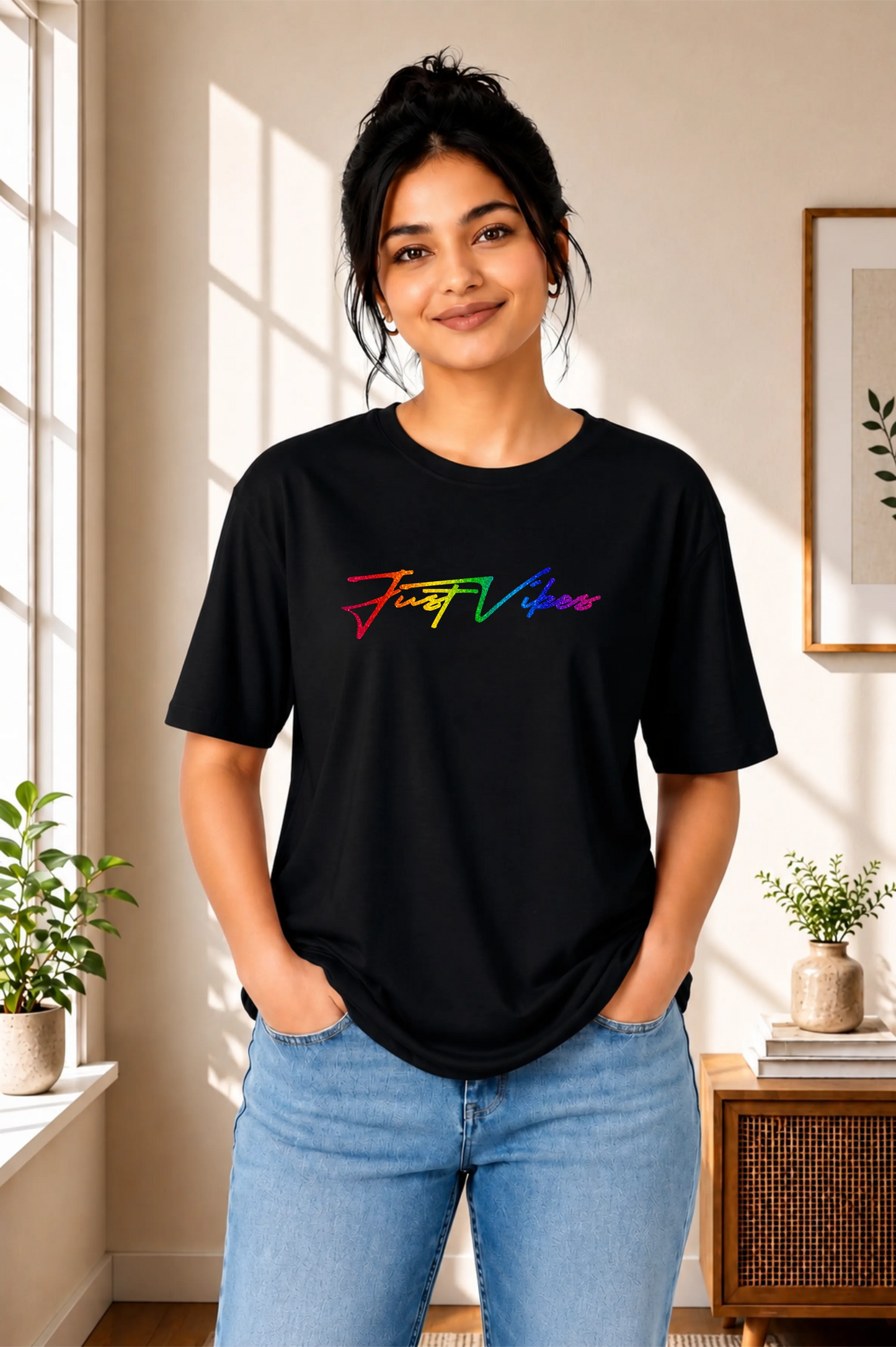 Just Vibes Oversized T-Shirt