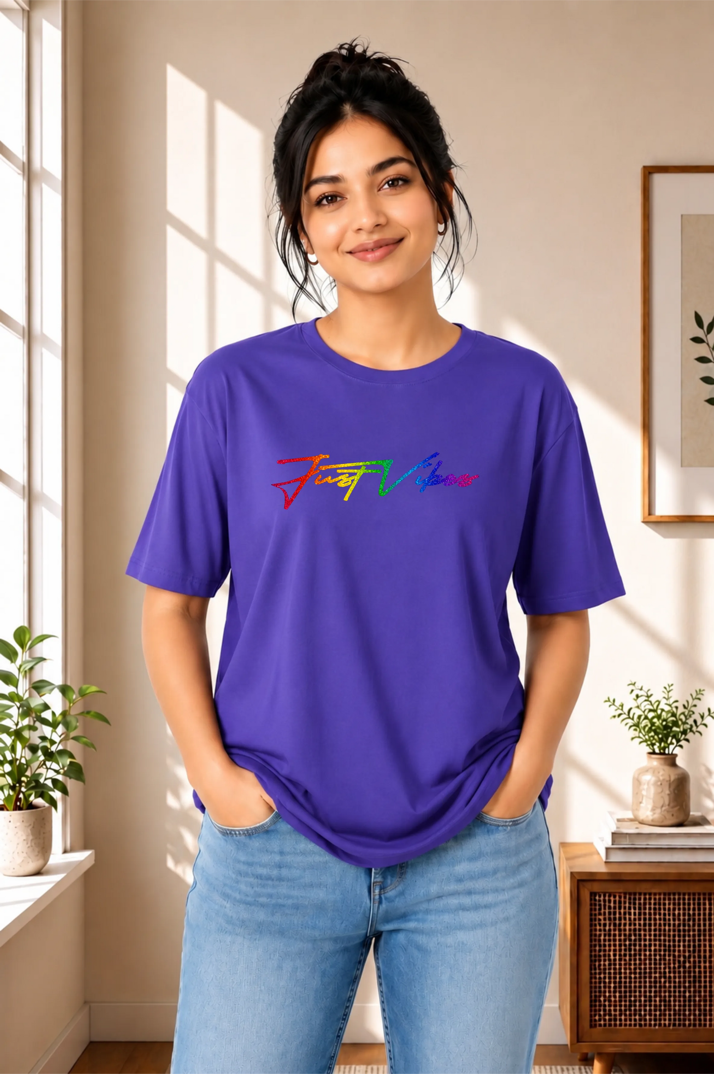 Just Vibes Oversized T-Shirt