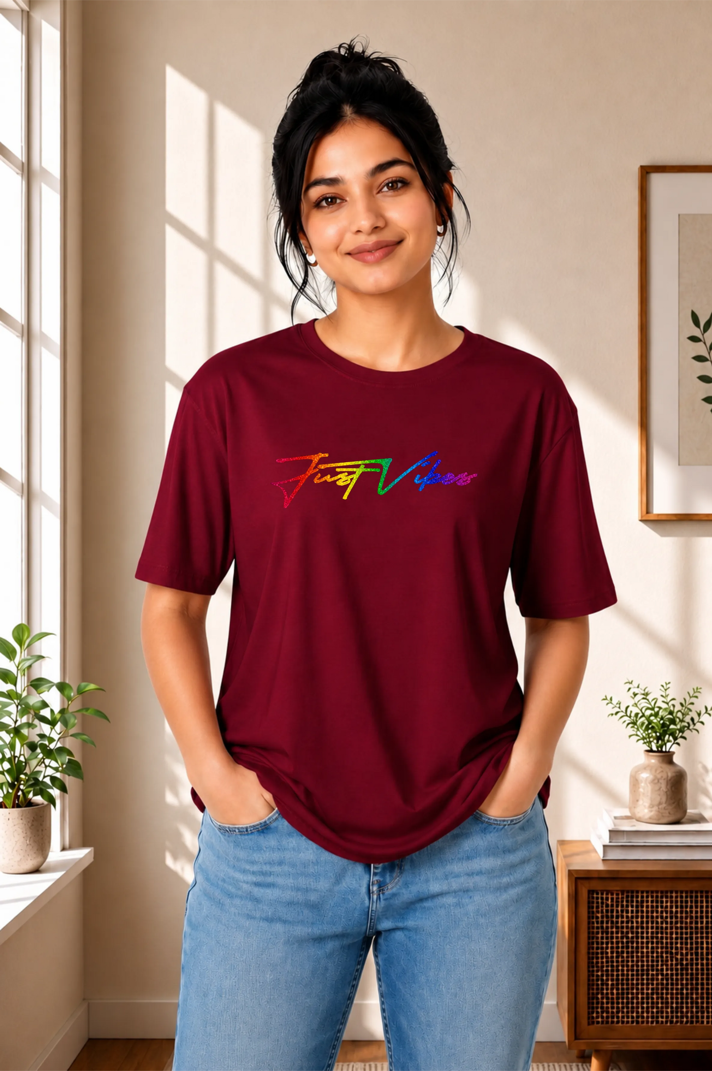 Just Vibes Oversized T-Shirt