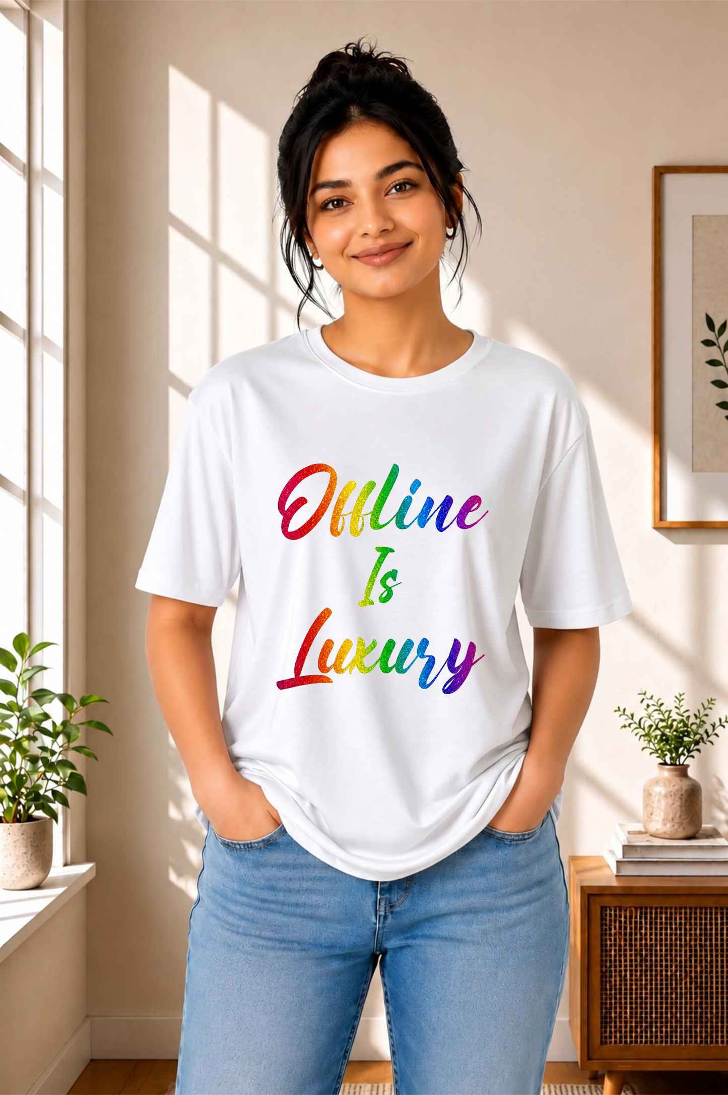 Offline Is Luxury Oversized T-Shirt