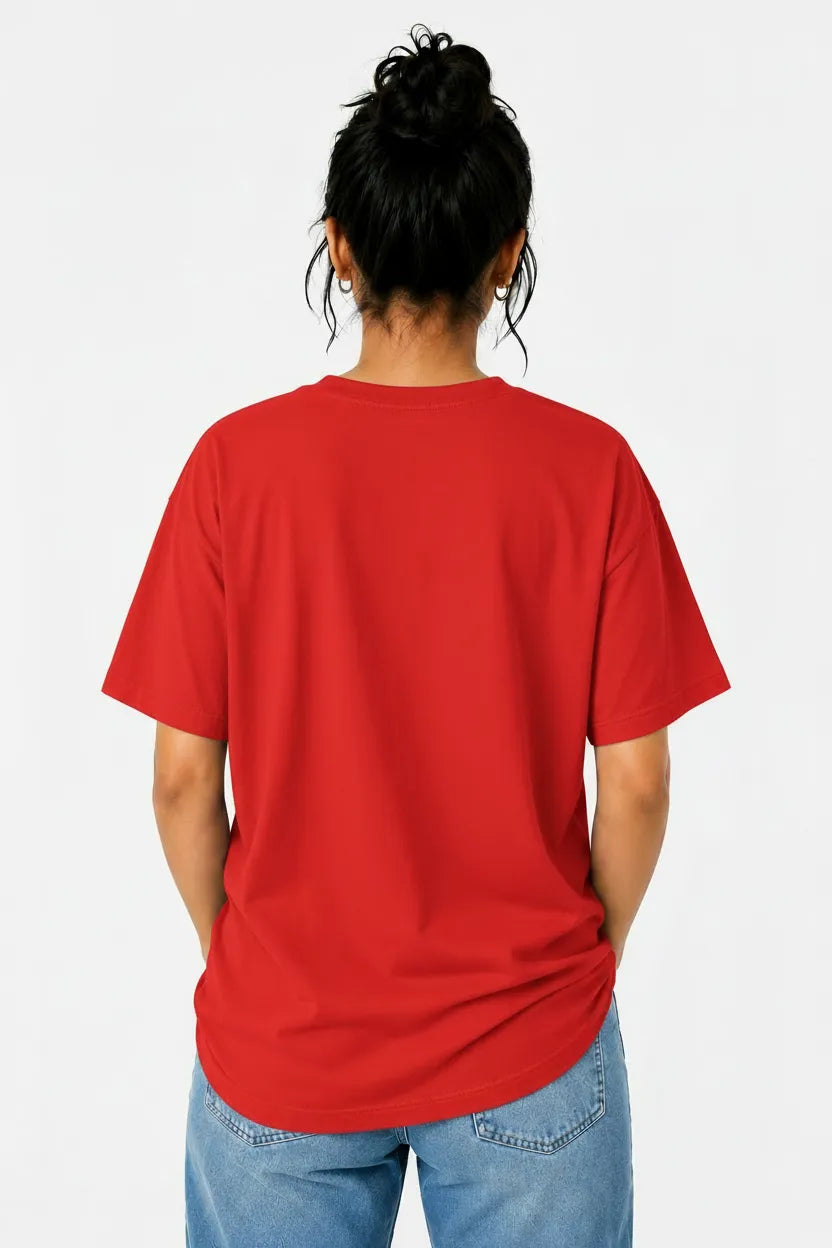 Women's Oversized Plain T-Shirt