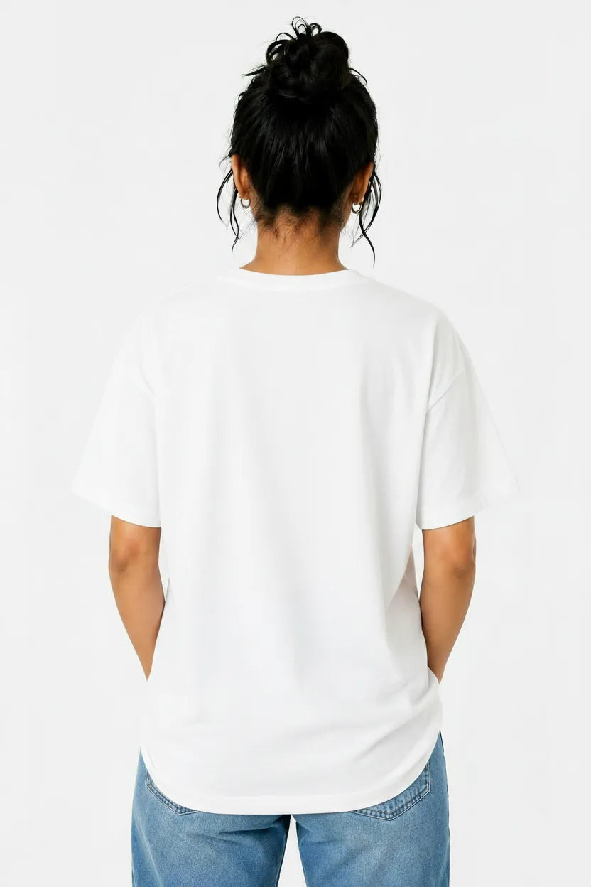 Women's Oversized Plain T-Shirt