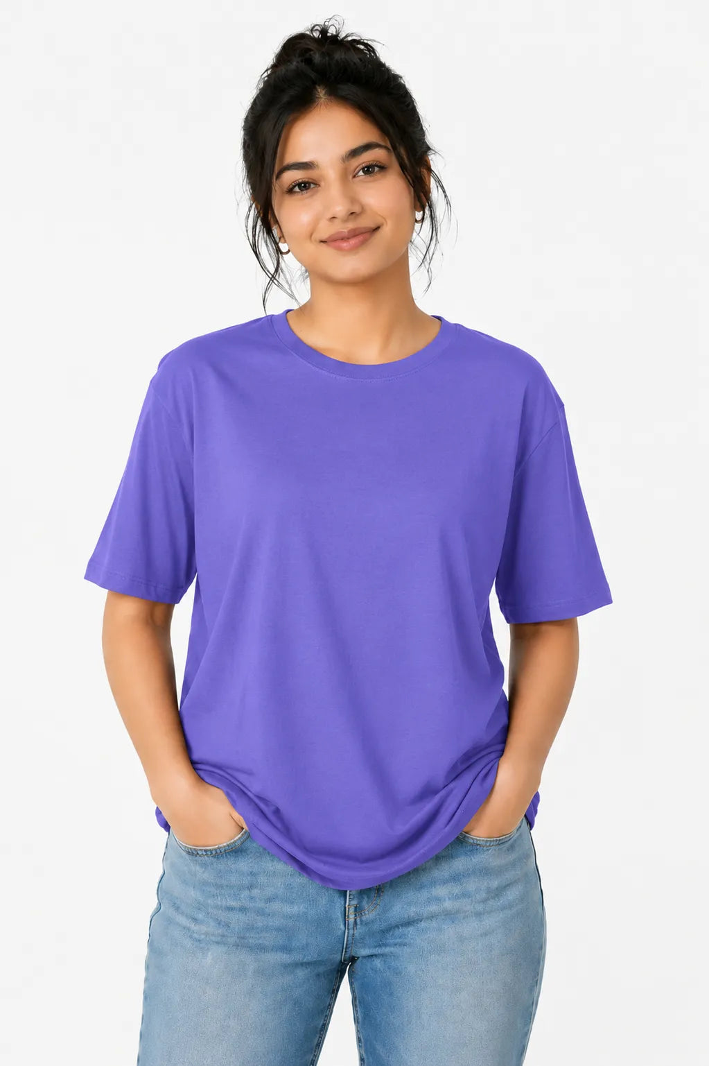 Women's Oversized Plain T-Shirt